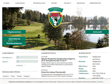 Tablet Screenshot of peuramaagolf.com